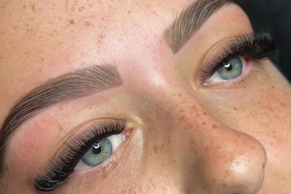 Lashes and brows
